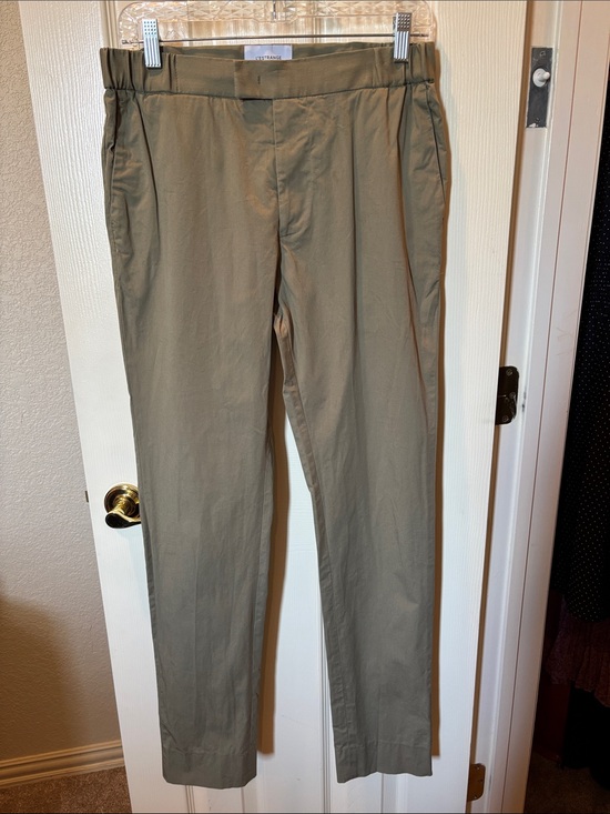 L’estrange Other - L'Estrange London The 24 Trouser Khaki Beige Elastic Drawstring Pants Small